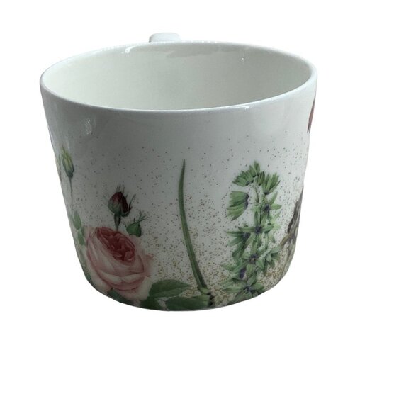 Stechcol Gracie Royal Flycatcher Bird Flower Amazonian Bone China Cup and Saucer - Picture 8 of 10